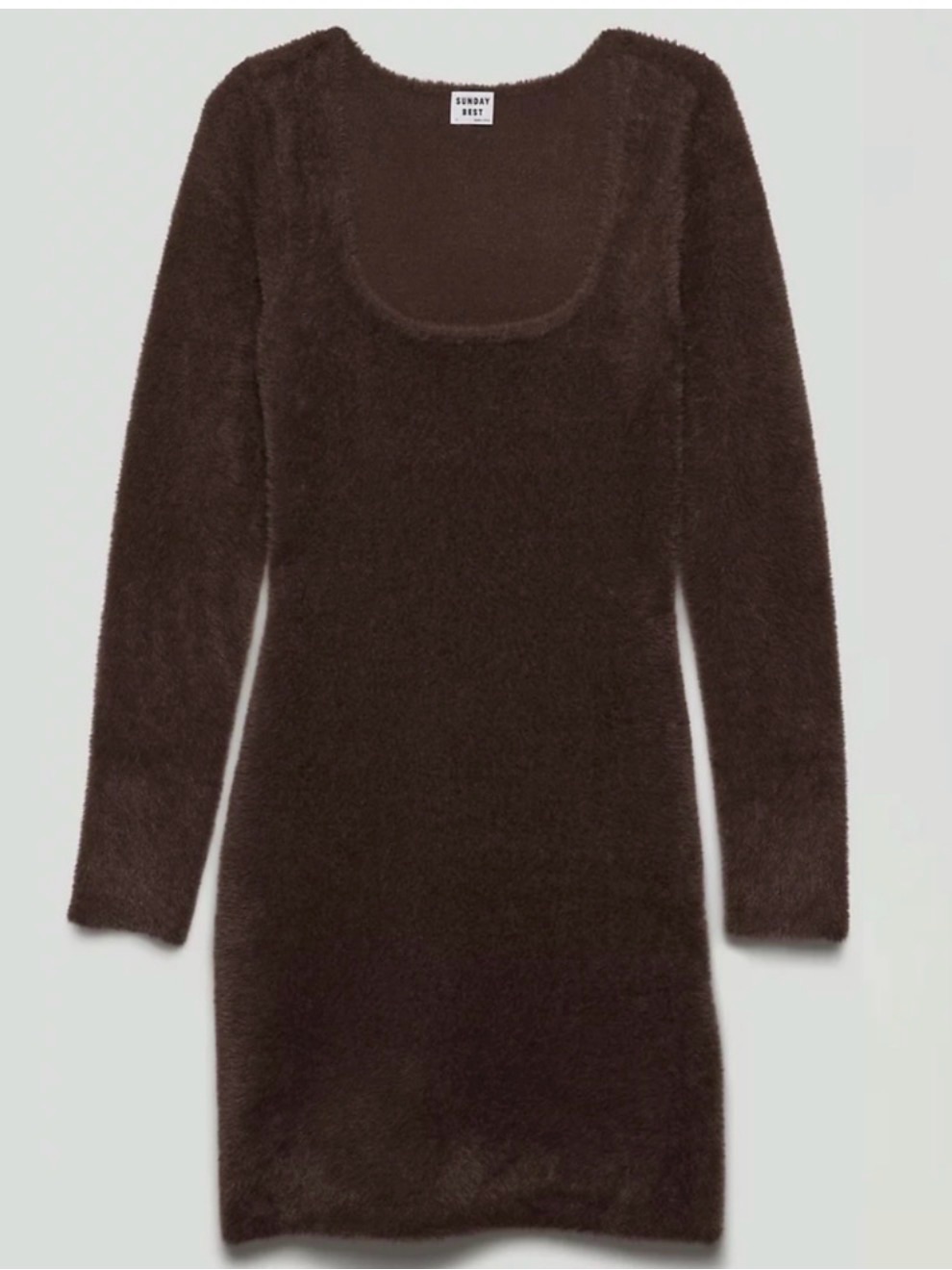 Aritzia Montgomery Fuzzy Sweater Dress Sunday Best